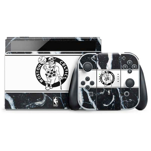 NBA Boston Celtics Marble Nintendo Skins